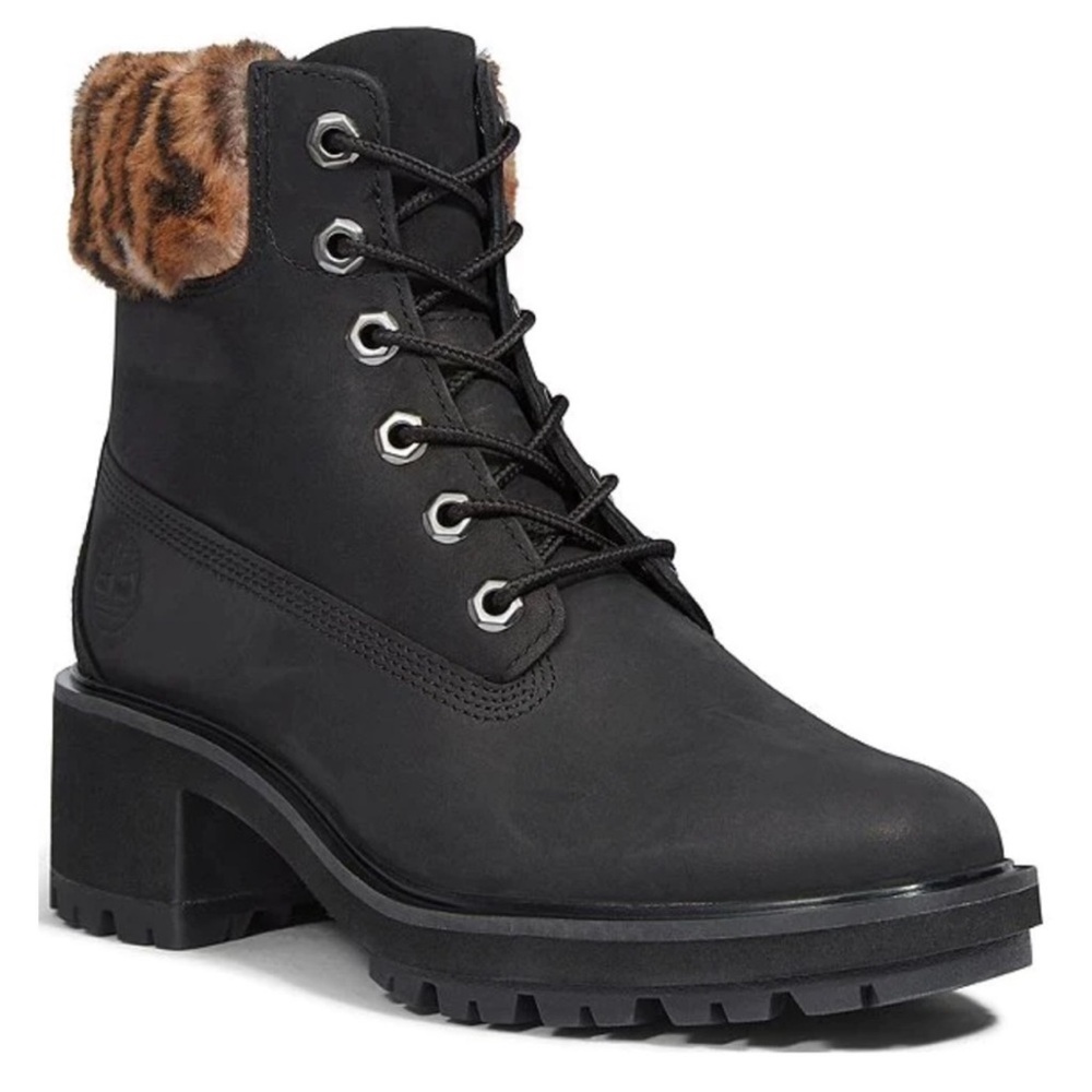 Timberland Kinsley leopard 6 inch waterproof Boot size 8.5